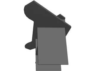 PC Table 3D Model preview