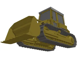 Liebherr Laderaupe 3D Model preview