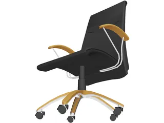 Chair Oxford Secretary 3D Model preview
