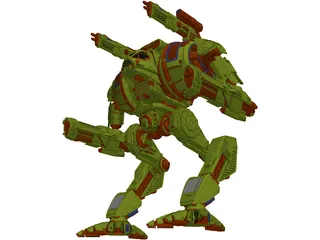 BloodAsp Battletech 3D Model preview