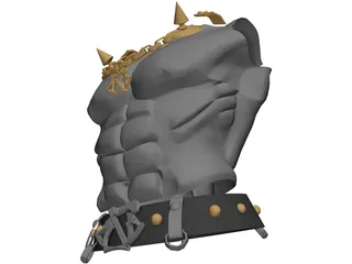 Breat Plate 3D Model preview