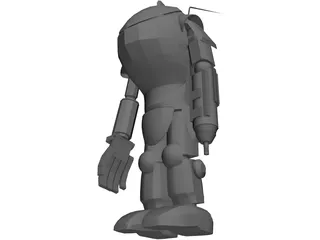 Super Armored Fighting Suit 3D Model preview