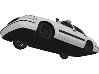 Ford Crown Victoria NYPD Police 3D Model preview