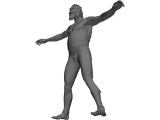 Neanderthal Man 3D Model preview