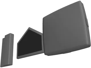 Baseball Bases 3D Model preview
