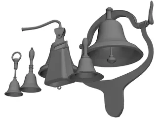 Bell Set 3D Model preview