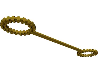 Bubble Wand 3D Model preview