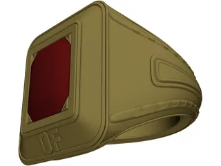 Class Ring 3D Model preview