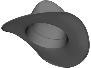 Cowboy Hat 3D Model preview