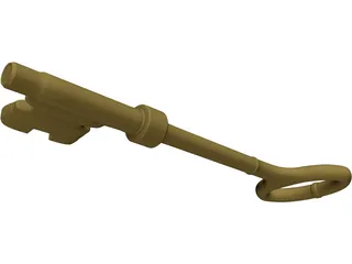 Skeleton Key 3D Model preview