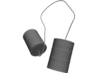 Tin Cans 3D Model preview