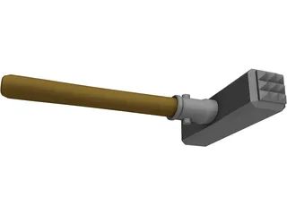 Masonry Hammer 3D Model preview