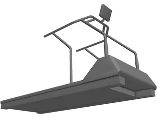Treadmill 3D Model preview