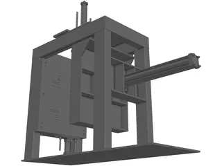 Mold Press 3D Model preview