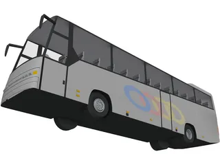 Volvo Bus 3D Model preview