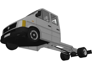 Volkswagen LT Double Cabin 3D Model preview