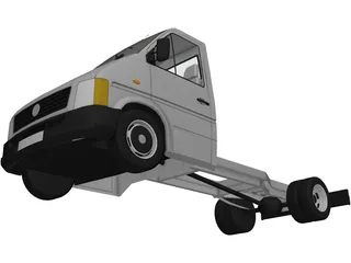 Volkswagen LT Single Cabin 3D Model preview
