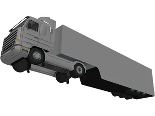 Scania 143 3D Model preview