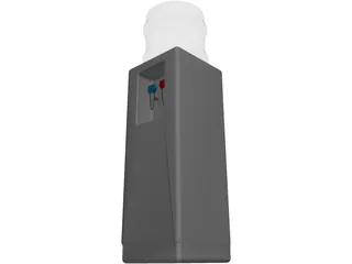 Office Water Cooler 3D Model preview