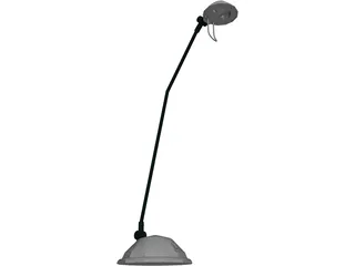 Lamp Desk 3D Model preview