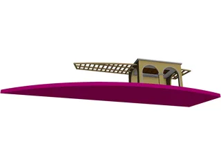 Garden Pergola 3D Model preview