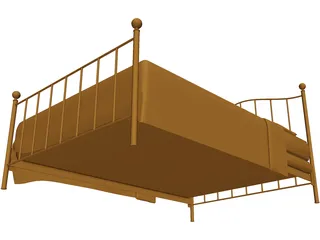 Bed Iron 3D Model preview