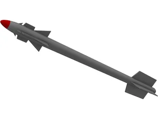 Missile AA11 Archer 3D Model preview