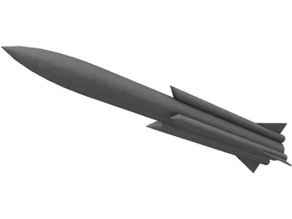 Missile AS17 Krypton 3D Model preview