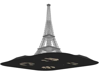 Eiffel Tower 3D Model preview