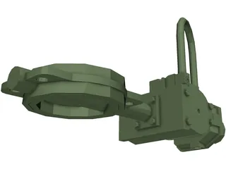 Butterfly Valve 6inch 3D Model preview