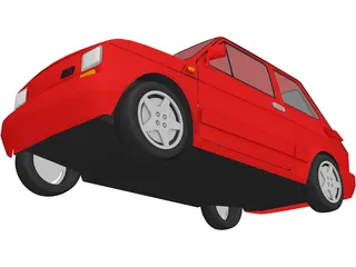 Fiat Maluch 3D Model preview