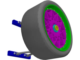 Wheel 3D Model preview