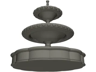 Fountain 3D Model preview