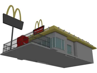 McDonalds 3D Model preview
