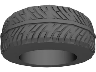 Wheel 5-spoke 3D Model preview