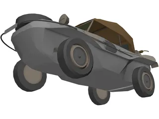Schwimmwagen 3D Model preview