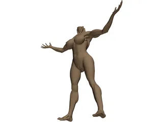 Body Female 3D Model preview