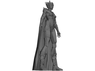 Werner Girl 3D Model preview