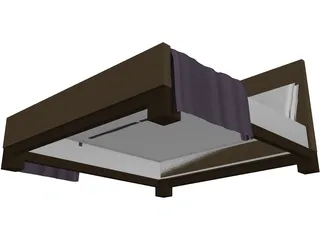 Bed Double 3D Model preview