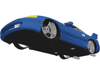 Mitsubishi 3000GT [Tuned] 3D Model preview