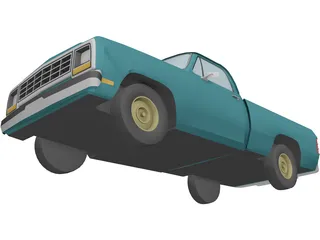 Dodge Ram (1984) 3D Model preview