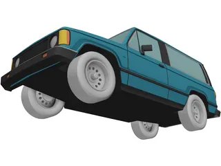 Isuzu Trooper (1986) 3D Model preview