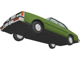 Oldsmobile Cutlass Sedan (1985) 3D Model preview