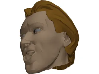 Head Male 3D Model preview