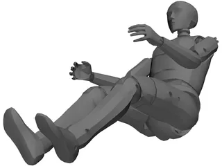 Crash Test Dummy 3D Model preview