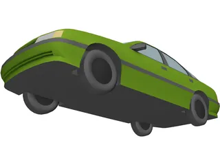 Opel Vectra (1990) 3D Model preview