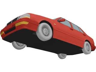 Lancia Thema 8.32 (1987) 3D Model preview