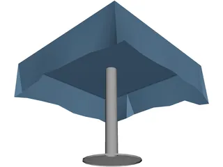 Table Cloth Princeton 3D Model preview