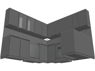 Kitchen Complete 3D Model preview