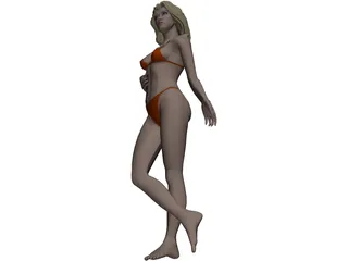 Lady 3D Model preview